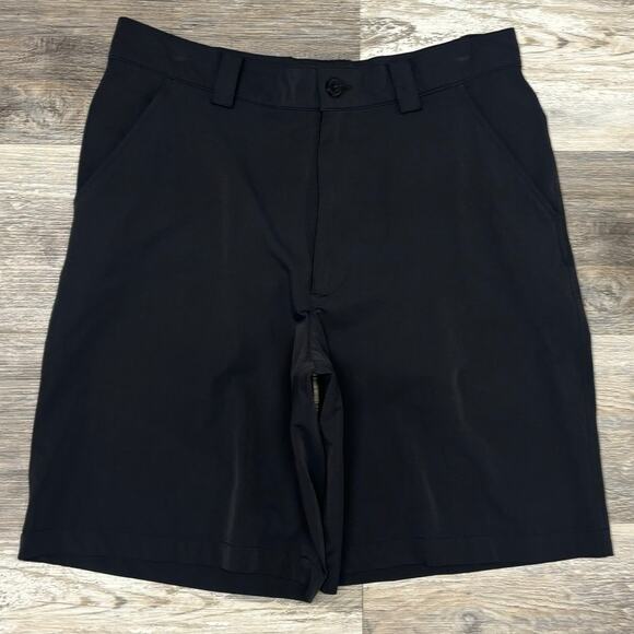 Under Armour UA Performance Black Mens 32R Nylon Stretch 9" Chino Golf Shorts - Picture 1 of 11